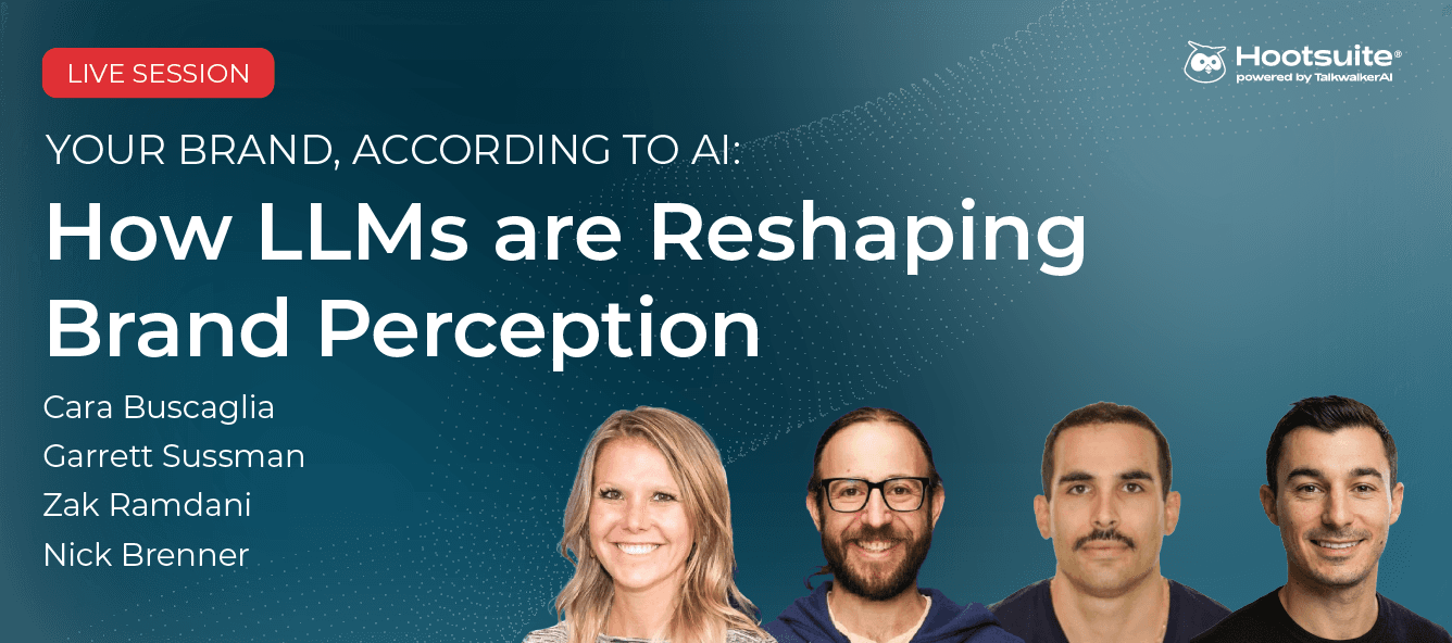 Your Brand, According to AI: How LLMs are Reshaping Brand Perception Webinar Hero